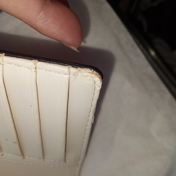 Kate Spade Madison Pink glitter Large Slim Bifold Wallet with box - Picture 8 of 15